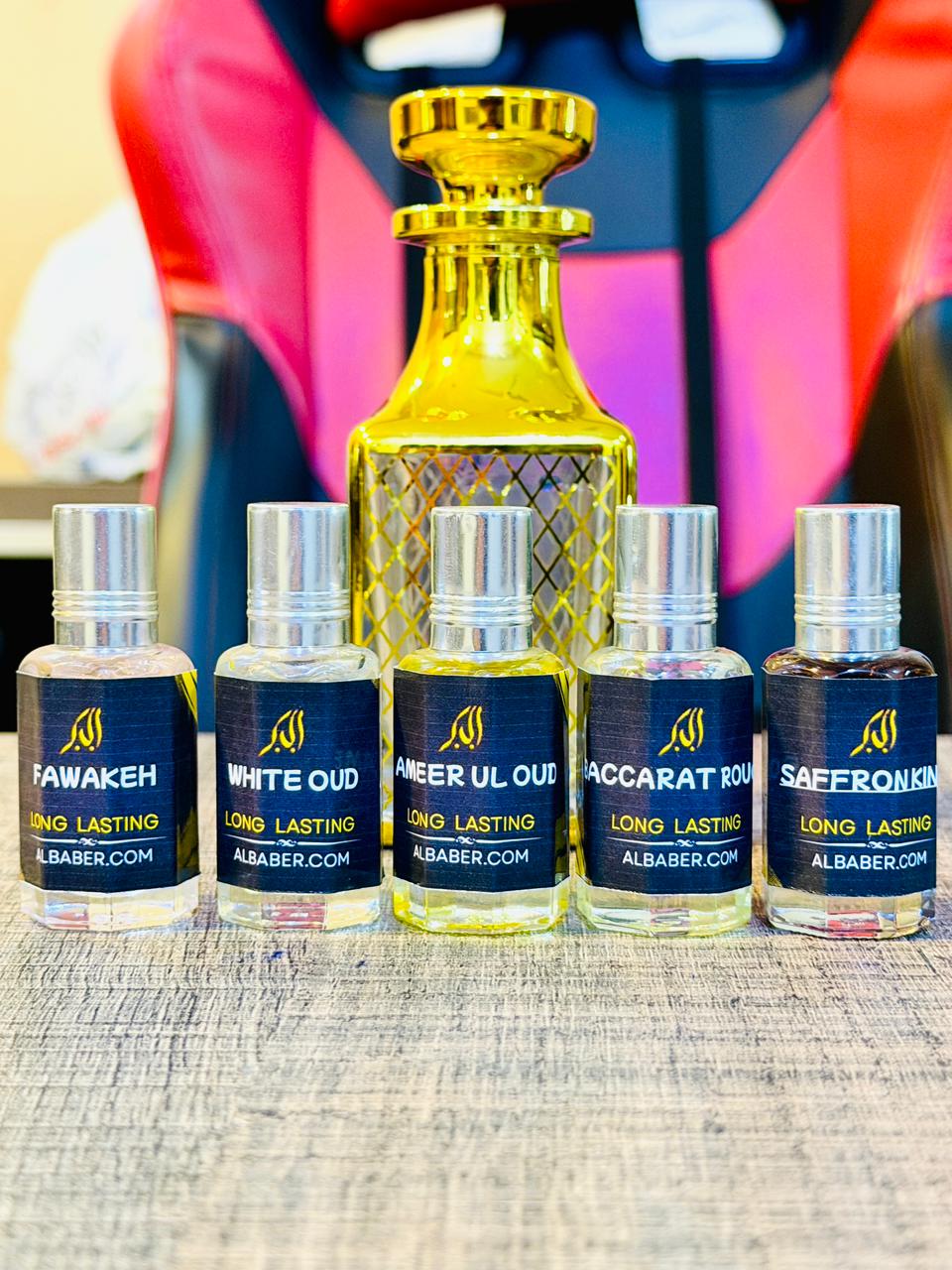 5 Attars Combo Pack – Long Lasting Fragrances (12ML Each)